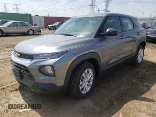 2021 Chevrolet TrailBlazer LS with VIN KL79MNSL4MB131777, listed as a Copart auction lot 50082224 with 10,393 mi miles and . Bid and sale history available at DreamBid. Image 1.
