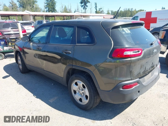 2015 Jeep Cherokee Sport z VIN 1C4PJLAB6FW722642, wystawiony jako IAAI lot #42742619 z przebiegiem 147 517 mil mil oraz . Historia ofert i sprzedaży dostępna na DreamBid. Obrazek 3.