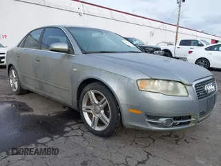 2005 Audi A4 2.0T with VIN WAUDF68E25A452212, listed as a IAAI auction lot 41487256 with 173,923 mi miles. Bid and sale history available at carsss.com. Image 1.