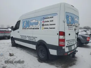 2013 Mercedes-Benz Sprinter with VIN WD3PF0CCXD5738068, listed as a Copart auction lot 86983934 with 348,679 mi miles and Salvage Title. Bid and sale history available at DreamBid. Image 2.