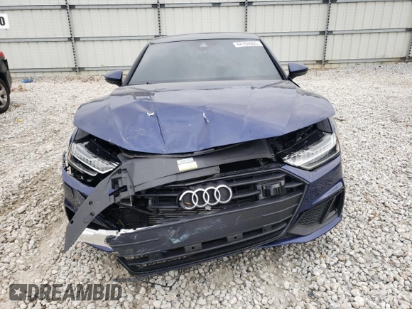 2021 Audi A7 Premium Plus with VIN WAUU2AF2XMN033362, listed as a Copart auction lot 44104065 with 11,708 mi miles and Salvage Title. Bid and sale history available at carsss.com. Image 5.