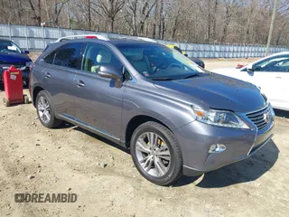 2015 Lexus RX 350 with VIN 2T2ZK1BA9FC160501, listed as a IAAI auction lot 41814294 with 147,333 mi miles and . Bid and sale history available at DreamBid. Image 1.
