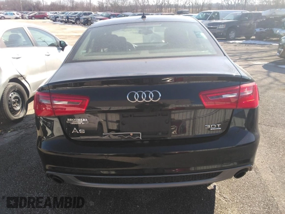 2013 Audi A6 3.0T Prestige with VIN WAUHGAFC6DN129887, listed as a Copart auction lot 89382095 with 107,461 mi miles and Clean Title. Bid and sale history available at carsss.com. Image 6.