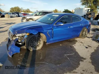 2019 Genesis G70 Advanced with VIN KMTG34LA6KU035057, listed as a Copart auction lot 85473254 with 85,101 mi miles and Non Repairable. Bid and sale history available at DreamBid. Image 1.