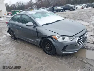 2017 Hyundai Elantra SE with VIN KMHD74LFXHU095512, listed as a IAAI auction lot 41627746 with 206,868 mi miles. Bid and sale history available at carsss.com. Image 1.