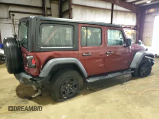 2022 Jeep Wrangler Unlimited Willys Sport with VIN 1C4HJXDN4NW132035, listed as a Copart auction lot 49408695 with 33,245 mi miles and Salvage Title. Bid and sale history available at DreamBid. Image 3.