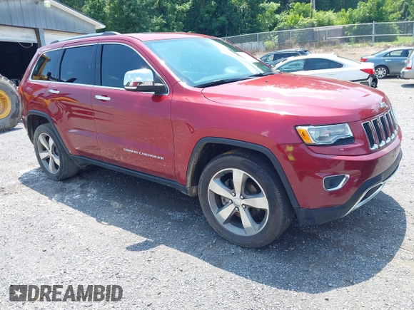 2014 Jeep Grand Cherokee Limited with VIN 1C4RJFBG5EC183810, listed as a IAAI auction lot 42670205 with 151,936 mi miles and . Bid and sale history available at DreamBid. Image 1.