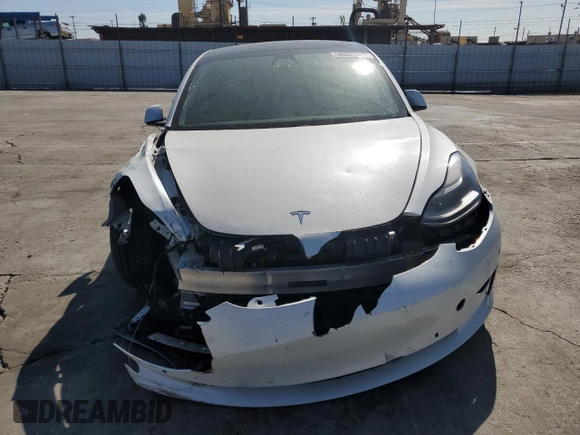 2021 Tesla Model 3 Standard Range Plus with VIN 5YJ3E1EA8MF874156, listed as a Copart auction lot 46323505 with Not Provided miles and Salvage Title. Bid and sale history available at DreamBid. Image 5.