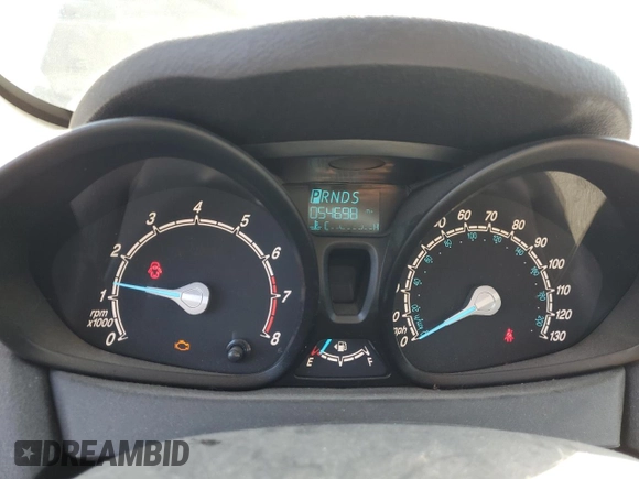 2017 Ford Fiesta S with VIN 3FADP4AJ6HM135249, listed as a Copart auction lot 60371815 with 54,698 mi miles and Clean title. Bid and sale history available at DreamBid. Image 9.
