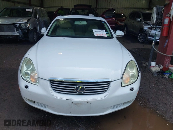 2002 Lexus SC 430 with VIN JTHFN48Y920026823, listed as a IAAI auction lot 42459165 with 187,950 mi miles and . Bid and sale history available at DreamBid. Image 12.