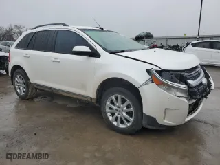 2012 Ford Edge SEL with VIN 2FMDK3JCXCBA69489, listed as a Copart auction lot 45319395 with 151,354 mi miles and Salvage Title. Bid and sale history available at carsss.com. Image 4.