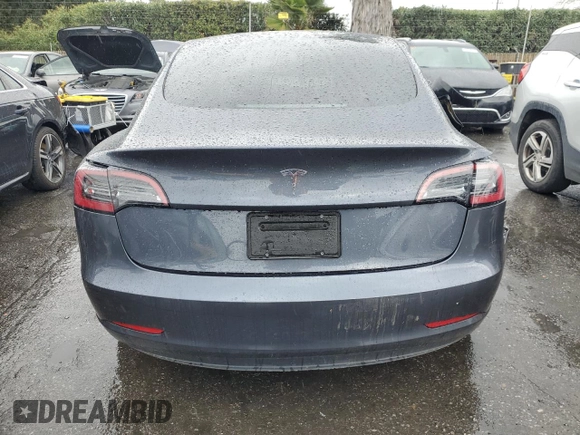 2023 Tesla Model 3 with VIN 5YJ3E1EA2PF639868, listed as a Copart auction lot 49247765 with 19,215 mi miles and Salvage Title. Bid and sale history available at carsss.com. Image 6.