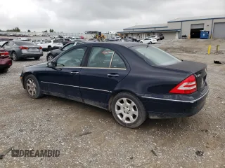 2005 Mercedes-Benz C 320 with VIN WDBRF64J75F631696, listed as a Copart auction lot 72349934 with 185,055 mi miles and Salvage Title. Bid and sale history available at DreamBid. Image 2.