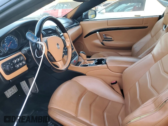 2013 Maserati GranTurismo Sport with VIN ZAM45VLA7D0073260, listed as a Copart auction lot 85929914 with 74,045 mi miles and Salvage title. Bid and sale history available at DreamBid. Image 7.