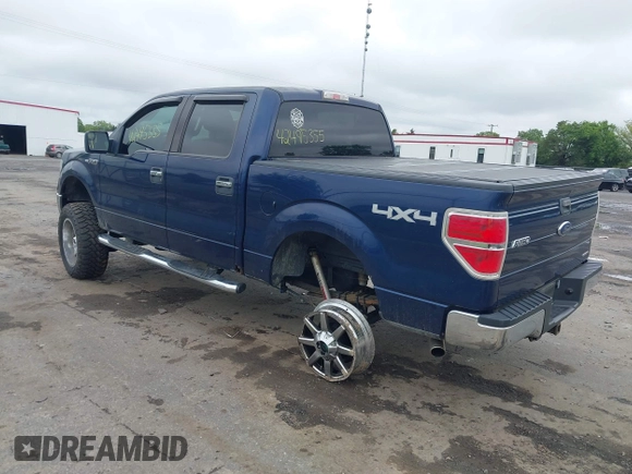 2011 Ford F-150 XL with VIN 1FTFW1EFXBKD22101, listed as a IAAI auction lot 42495355 with 195,883 mi miles and . Bid and sale history available at DreamBid. Image 3.