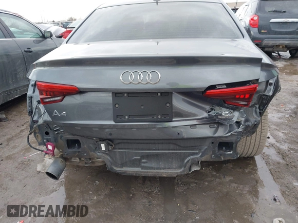 2017 Audi A4 with VIN WAUPNAF49HA176712, listed as a IAAI auction lot 41447809 with 43,941 mi miles and . Bid and sale history available at DreamBid. Image 17.