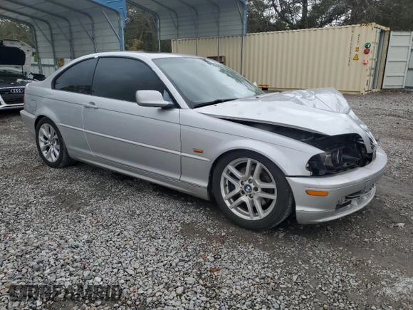 2001 BMW 3 Series 330Ci with VIN WBABN53451JU23705, listed as a Copart auction lot 79500184 with 173,057 mi miles and Salvage Title. Bid and sale history available at carsss.com. Image 4.