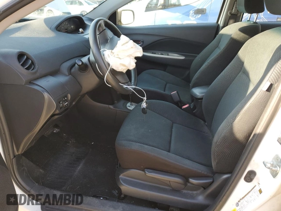 2010 Toyota Yaris with VIN JTDBT4K39A1361835, listed as a Copart auction lot 48660785 with 268,273 mi miles and Salvage Title. Bid and sale history available at carsss.com. Image 7.