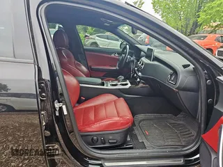 2018 Kia Stinger GT2 with VIN KNAE55LCXJ6016776, listed as a Copart auction lot 55637905 with 57,767 mi miles and Clean Title. Bid and sale history available at carsss.com. Image 5.