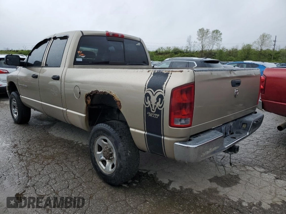 2005 Dodge Ram 2500 SLT with VIN 3D7KS28C75G739372, listed as a Copart auction lot 49416824 with 0 mi miles and Clean Title. Bid and sale history available at carsss.com. Image 2.