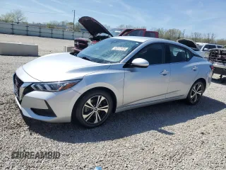 2021 Nissan Sentra SV z VIN 3N1AB8CV6MY238826, wystawiony jako Copart lot #53117975 z przebiegiem 66 432 mil mil oraz Szkoda całkowita • Salvage title. Historia ofert i sprzedaży dostępna na DreamBid. Obrazek 1.