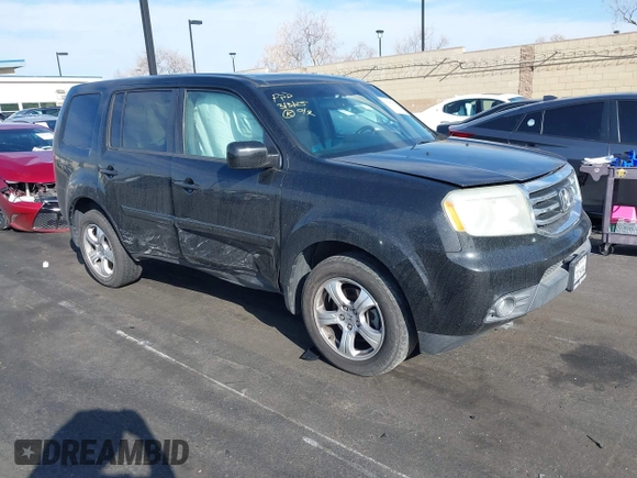 2013 Honda Pilot EX-L z VIN 5FNYF3H51DB015326, wystawiony jako IAAI lot #41787607 z przebiegiem 160 422 mil mil oraz . Historia ofert i sprzedaży dostępna na DreamBid. Obrazek 1.
