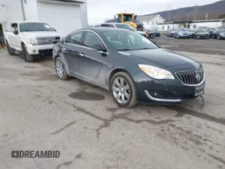 2014 Buick Regal Premium I with VIN 2G4GP5EX1E9187772, listed as a IAAI auction lot 41652744 with 95,875 mi miles and . Bid and sale history available at DreamBid. Image 1.