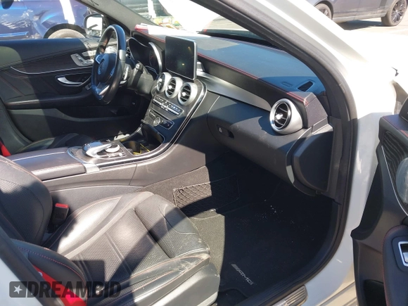 2016 Mercedes-Benz C 450 AMG with VIN 55SWF6EB4GU124515, listed as a IAAI auction lot 41830424 with 92,704 mi miles and . Bid and sale history available at DreamBid. Image 5.