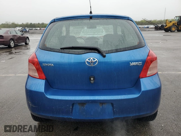 2007 Toyota Yaris with VIN JTDJT923675028938, listed as a Copart auction lot 56662235 with 213,056 mi miles and Clean Title. Bid and sale history available at DreamBid. Image 6.