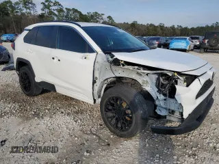2020 Toyota RAV4 LE with VIN 2T3H1RFV5LW077096, listed as a Copart auction lot 44805125 with 46,181 mi miles and Salvage Title. Bid and sale history available at DreamBid. Image 4.