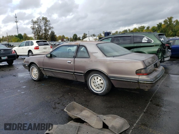 1987 Ford Thunderbird with VIN 1FABP6036HH185658, listed as a Copart auction lot 76998984 with 0 mi miles and Clean Title. Bid and sale history available at carsss.com. Image 2.