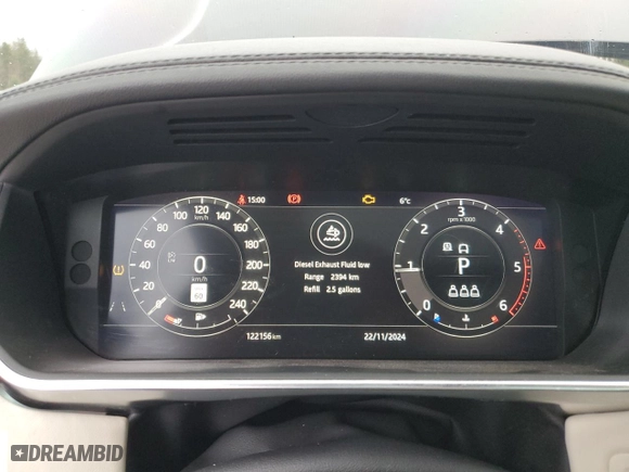 2019 Land Rover Range Rover HSE with VIN SALGS2RK7KA536331, listed as a Copart auction lot 80093064 with 122,156 mi miles and Clean Title. Bid and sale history available at carsss.com. Image 9.