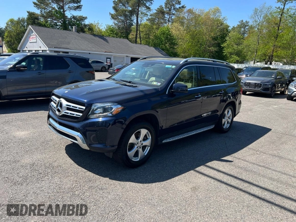 2017 Mercedes-Benz GLS 450 with VIN 4JGDF6EE2HA759791, listed as a Copart auction lot 56986545 with 126,018 mi miles and Clean Title. Bid and sale history available at DreamBid. Image 2.