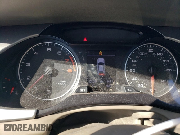 2009 Audi A4 Prestige with VIN WAUMK78K29A109056, listed as a Copart auction lot 60654924 with 131,001 mi miles and Salvage title. Bid and sale history available at DreamBid. Image 9.