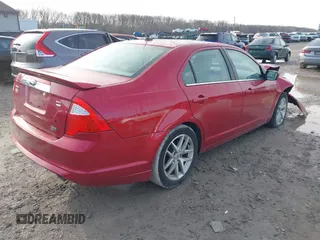 2010 Ford Fusion SEL with VIN 3FAHP0CG3AR301876, listed as a IAAI auction lot 41865090 with 186,465 mi miles. Bid and sale history available at carsss.com. Image 4.