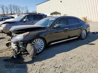 2016 Hyundai Equus Signature with VIN KMHGH4JH3GU104600, listed as a Copart auction lot 46083605 with 83,338 mi miles and Salvage Title. Bid and sale history available at DreamBid. Image 1.