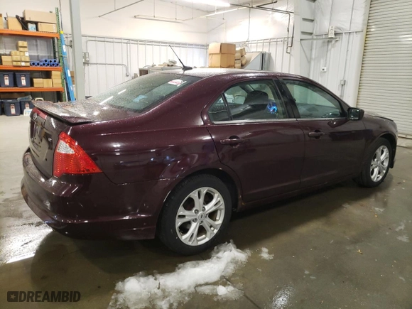 2012 Ford Fusion SE with VIN 3FAHP0HA0CR415745, listed as a Copart auction lot 51979425 with 266,959 mi miles and Salvage Title. Bid and sale history available at carsss.com. Image 3.