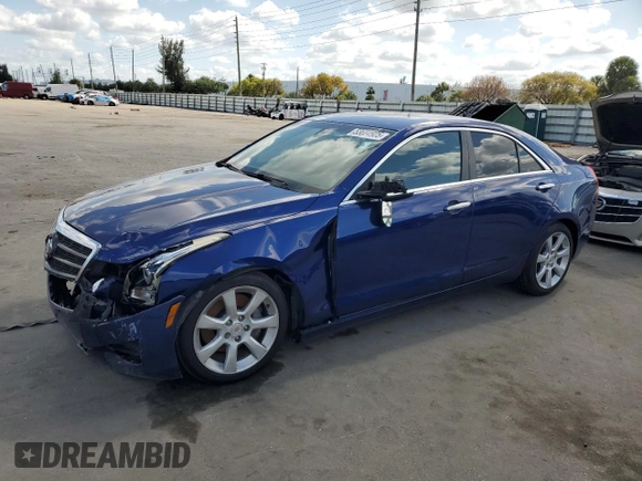 2014 Cadillac ATS Standard RWD with VIN 1G6AA5RX5E0101074, listed as a Copart auction lot 53684925 with 70,121 mi miles and Salvage title. Bid and sale history available at DreamBid. Image 1.