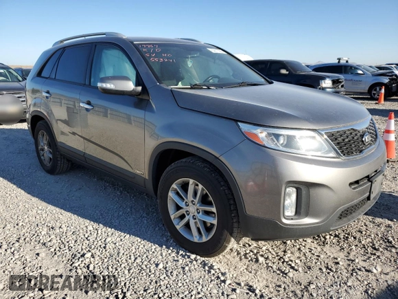 2015 Kia Sorento LX with VIN 5XYKTCA62FG553241, listed as a Copart auction lot 63817065 with 183,606 mi miles and Salvage title. Bid and sale history available at DreamBid. Image 4.