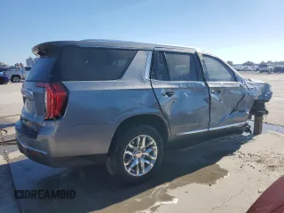 2022 GMC Yukon SLT with VIN 1GKS1BKD7NR330453, listed as a Copart auction lot 81585554 with 34,811 mi miles and Salvage Title. Bid and sale history available at carsss.com. Image 3.