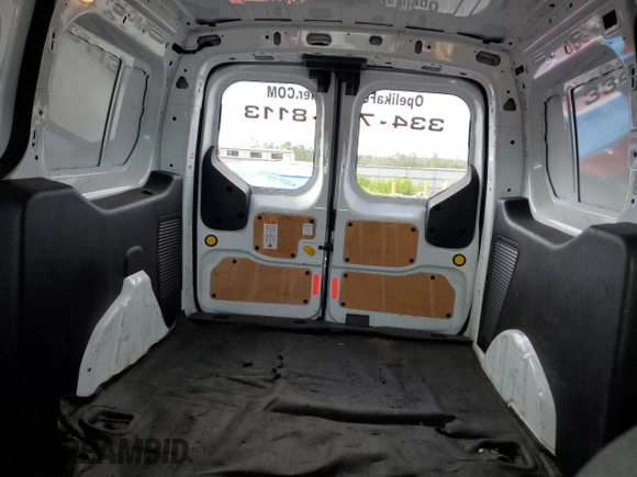 2015 Ford Transit Connect XLT with VIN NM0LS7F76F1193792, listed as a Copart auction lot 60272515 with 229,105 mi miles and Salvage title. Bid and sale history available at DreamBid. Image 10.