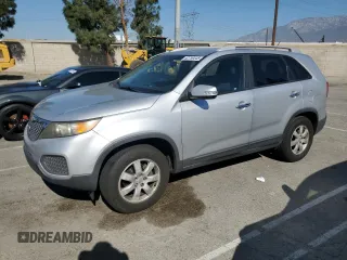 2011 Kia Sorento LX with VIN 5XYKT4A20BG125875, listed as a Copart auction lot 52759345 with 196,291 mi miles and Clean Title. Bid and sale history available at carsss.com. Image 1.