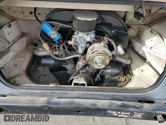 1973 Volkswagen Beetle with VIN 1832493063, listed as a Copart auction lot 84574524 with 305,579 mi miles and Salvage Title. Bid and sale history available at DreamBid. Image 12.