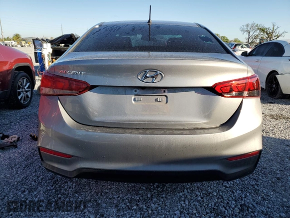 2022 Hyundai Accent SE with VIN 3KPC24A64NE184438, listed as a Copart auction lot 48431315 with 44,991 mi miles and Non Repairable. Bid and sale history available at carsss.com. Image 6.