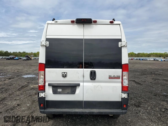 2019 Ram ProMaster Cargo with VIN 3C6TRVCG9KE526704, listed as a Copart auction lot 54785744 with 72,782 mi miles and Salvage Title. Bid and sale history available at DreamBid. Image 6.