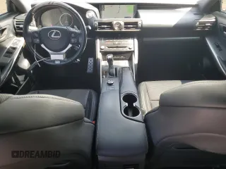 2017 Lexus IS 200t with VIN JTHBA1D22H5038785, listed as a Copart auction lot 58436715 with 76,298 mi miles and Salvage title. Bid and sale history available at DreamBid. Image 8.