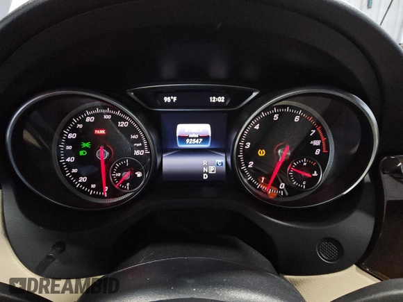 2018 Mercedes-Benz CLA with VIN WDDSJ4EB8JN550130, listed as a Copart auction lot 49592815 with 92,547 mi miles and Clean Title. Bid and sale history available at carsss.com. Image 9.