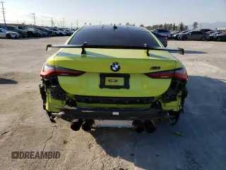 2022 BMW M4 Competition xDrive with VIN WBS43AZ07NCK07243, listed as a Copart auction lot 37164213 with 0 mi miles. Bid and sale history available at carsss.com. Image 6.