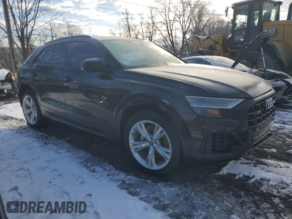 2023 Audi Q8 Premium with VIN WA1AVBF1XPD020187, listed as a Copart auction lot 86690014 with 8,308 mi miles and Salvage title. Bid and sale history available at DreamBid. Image 4.