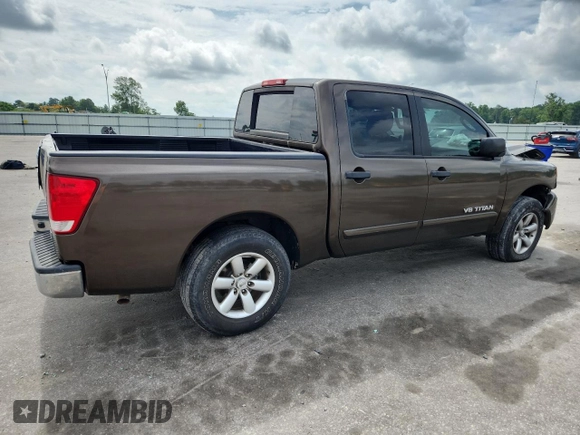 2009 Nissan Titan SE with VIN 1N6BA07D99N302396, listed as a Copart auction lot 59413545 with 181,688 mi miles and Salvage title. Bid and sale history available at DreamBid. Image 3.